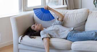 AC takes longer to cool