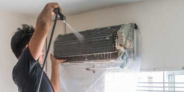 Condenser coil cleaning
