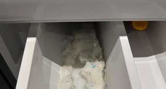 Detergent not dissolving or bad wash quality