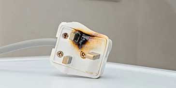 Electrical hazards from faulty wiring