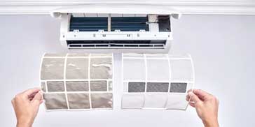 Filter cleaning and washing