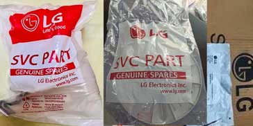 Genuine LG parts with warranty