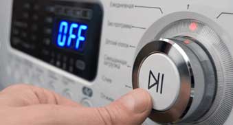 LG washing machine not turning on