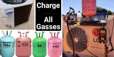 Refilling with correct refrigerant