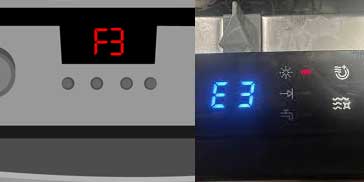 Water Not Filling (Error Code E3/F3)