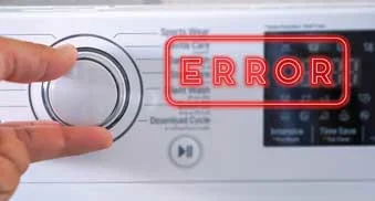 Error codes on the LG washing machine display